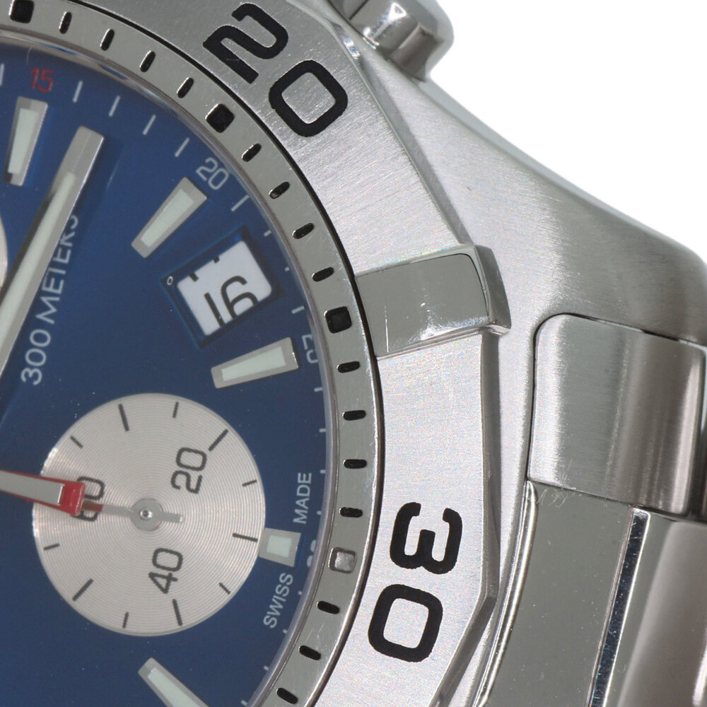 TAG Heuer CAF1112 Aquaracer Chronograph Watch, Stainless Steel/SS, Men's - Picture 16 of 16